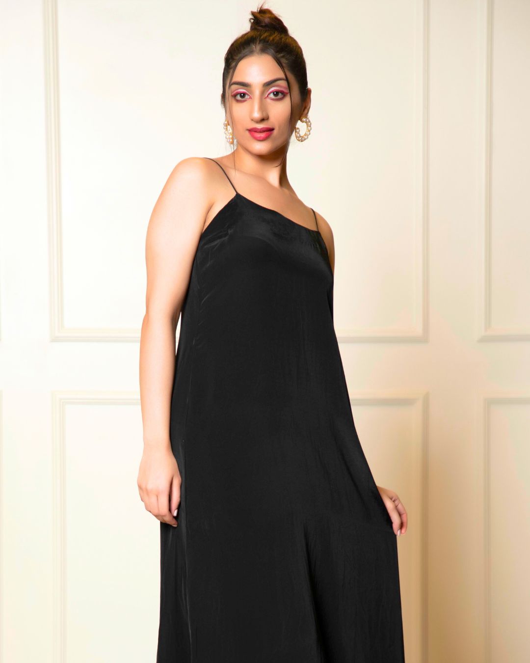 Cotton A-Line Maxi Dress – Tiered Design for a Flawless Look