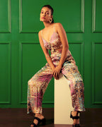 Stylish Printed Jumpsuit – Drawstring Waist for Perfect Fit