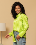 Classy Satin Shirt – Luxe & Polished Look
