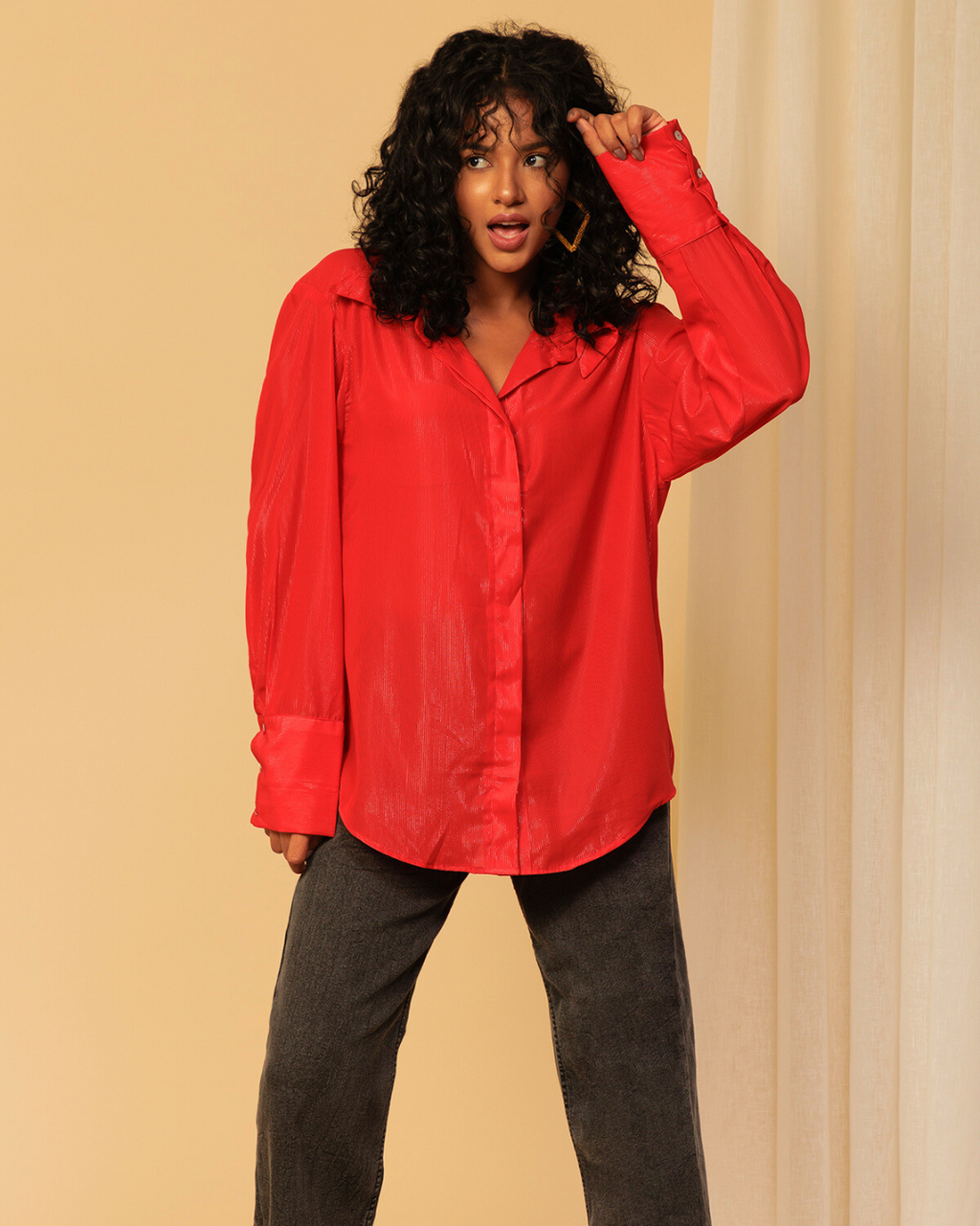 Party Shimmer Shirt for Women – Glam & Glitzy Look