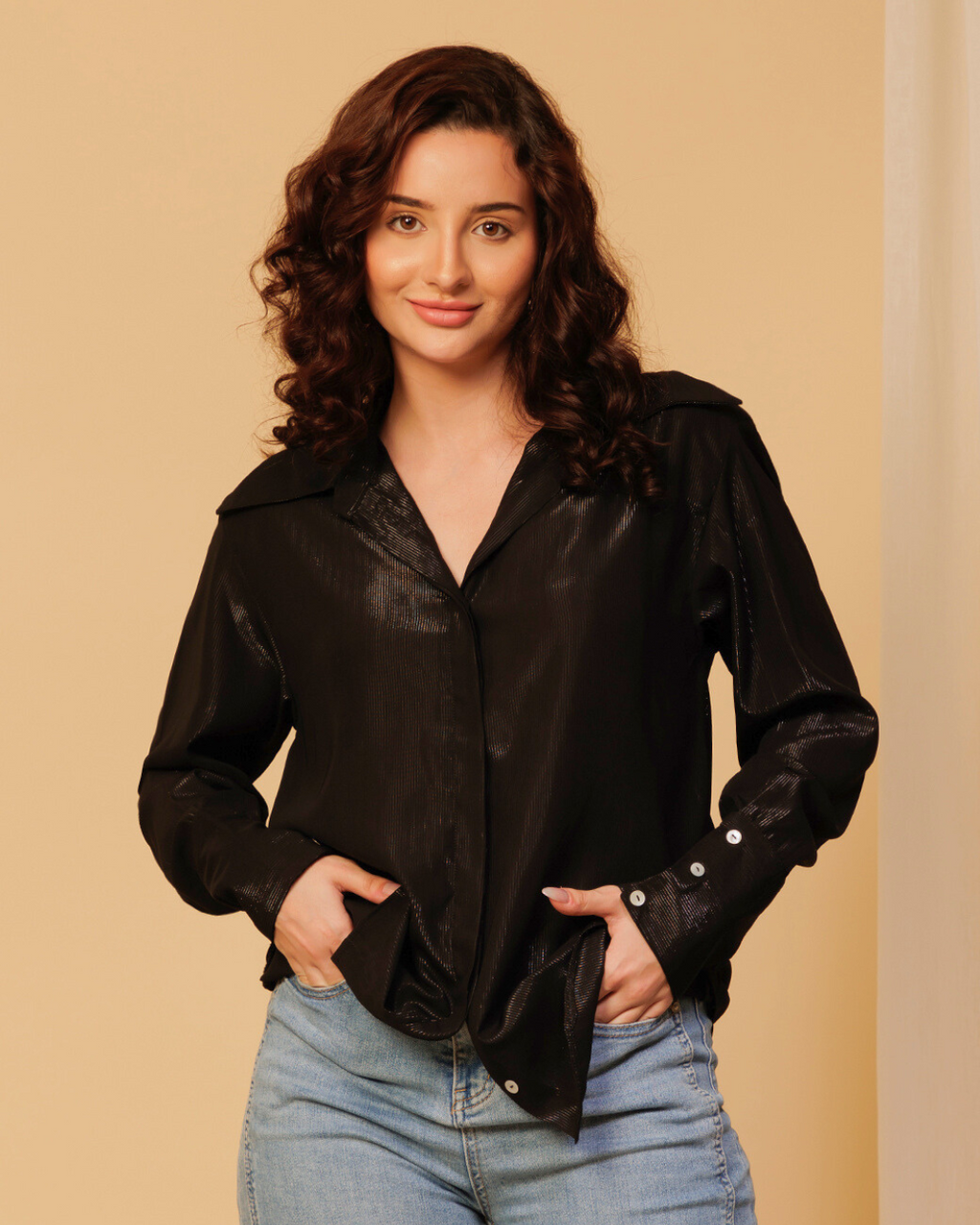 Party Shimmer Shirt for Women – Glam & Glitzy Look