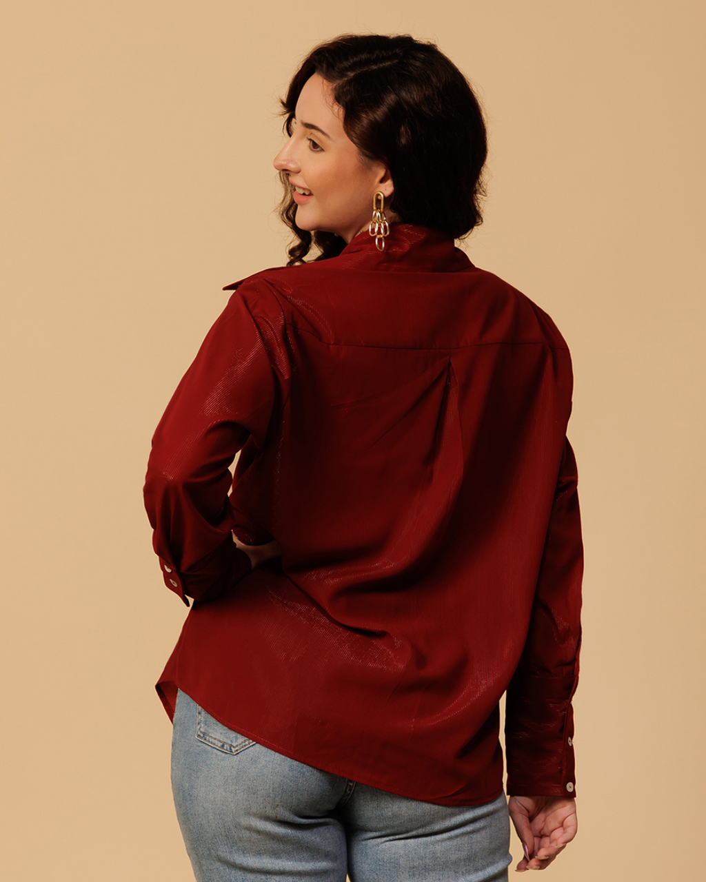 Party Shimmer Shirt for Women – Glam & Glitzy Look