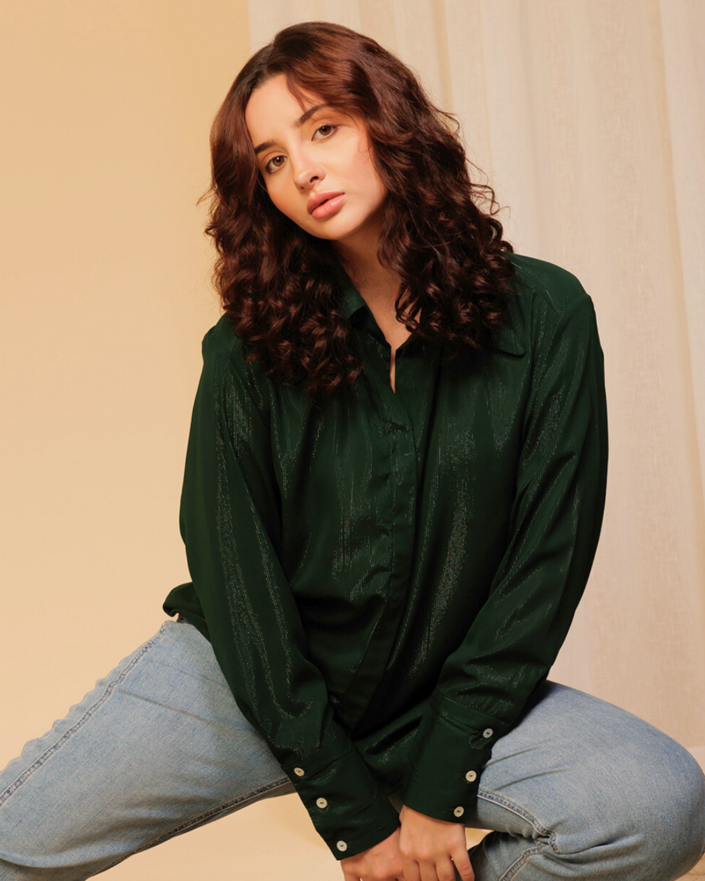 Party Shimmer Shirt for Women – Glam & Glitzy Look