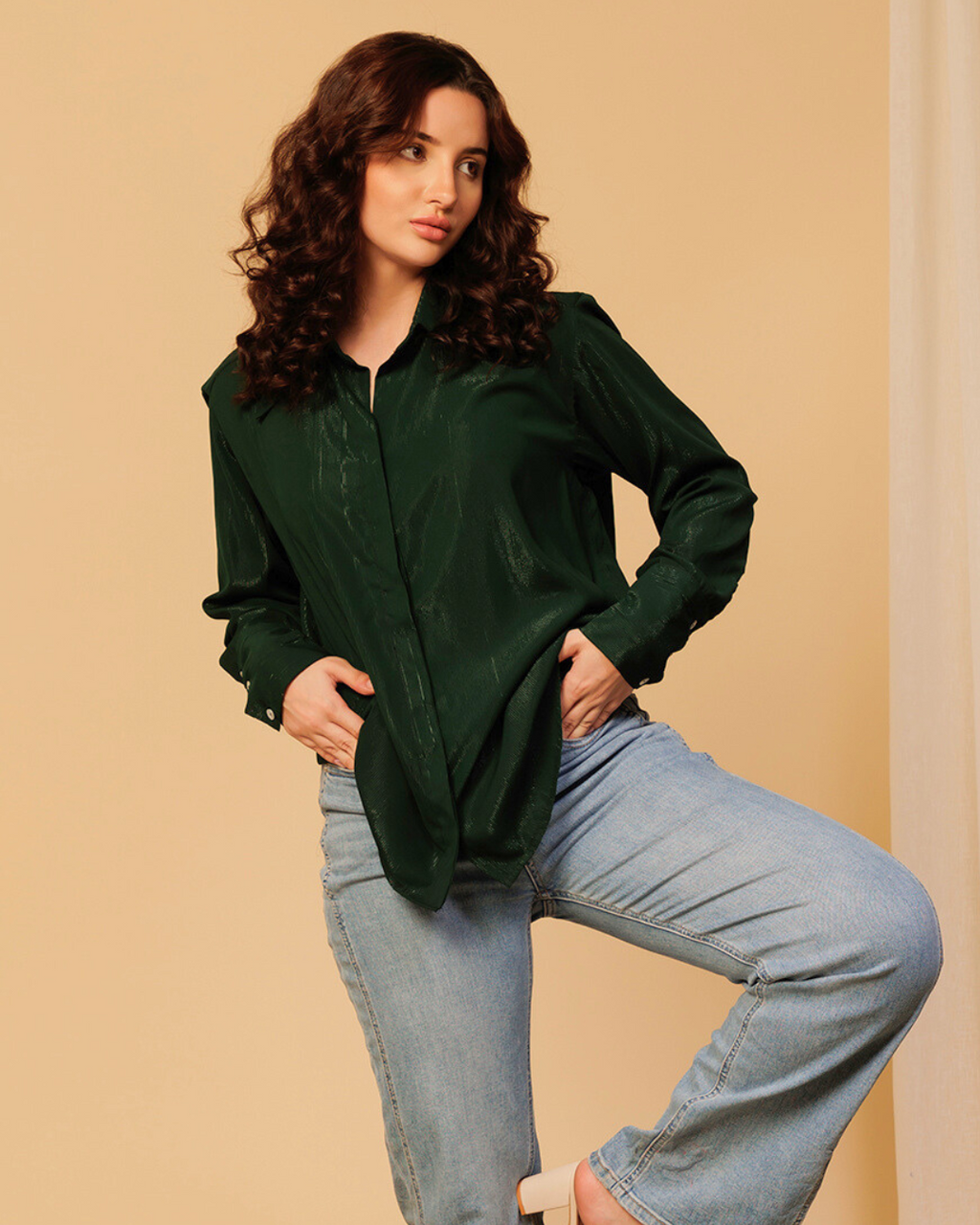 Party Shimmer Shirt for Women – Glam & Glitzy Look