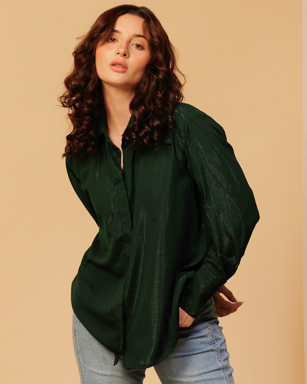 Party Shimmer Shirt for Women – Glam & Glitzy Look