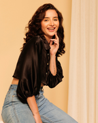 Luxe Satin Cropped Shirt – Sleek & Stylish Fit