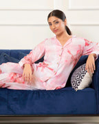 Two Piece Cotton Tie-Dye Co-Ord Set
