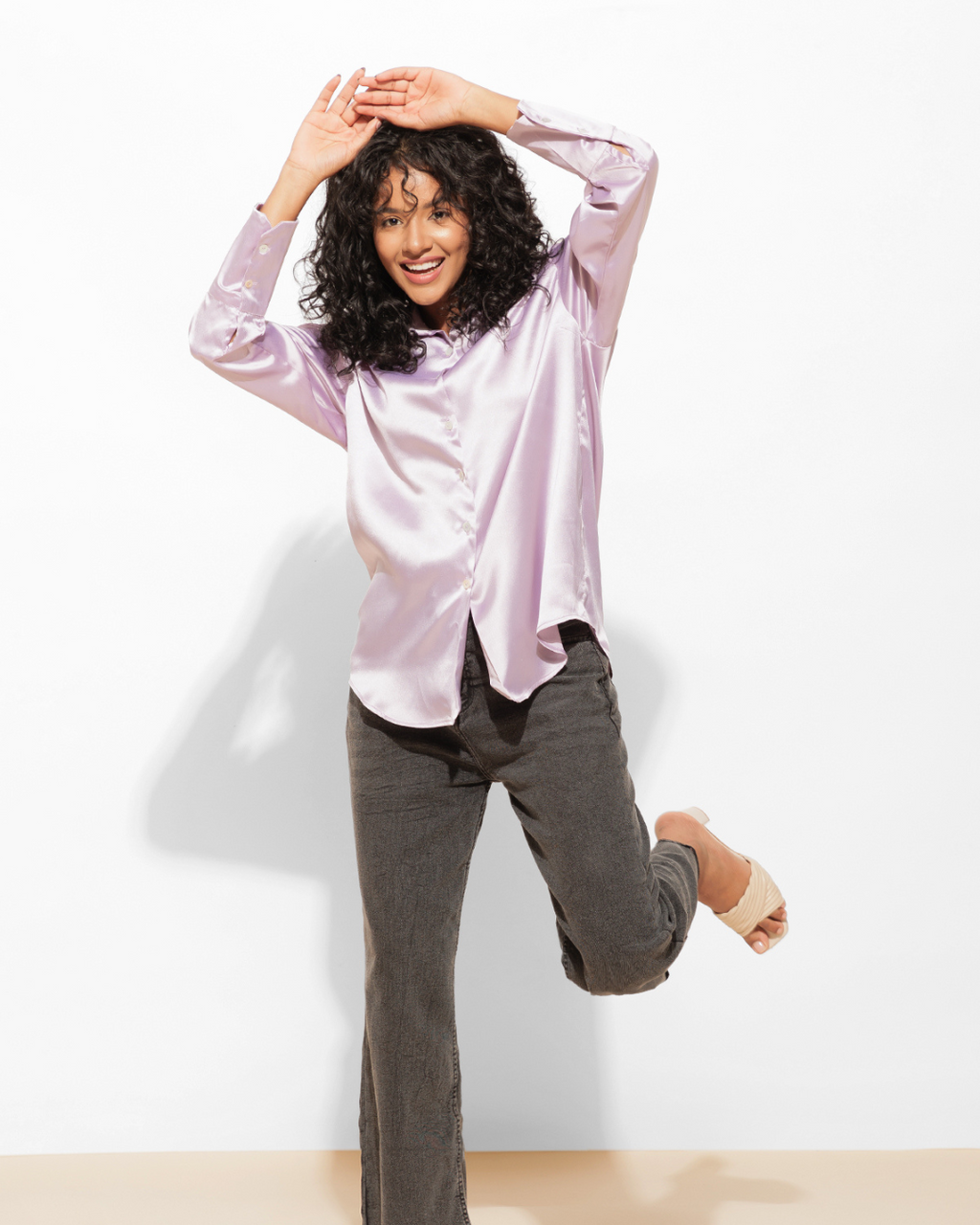 Classy Satin Shirt – Luxe & Polished Look