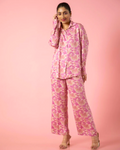 Floral Bliss 2-Piece Coord Set – Stylish & Comfy Printed Co-Ord for Women