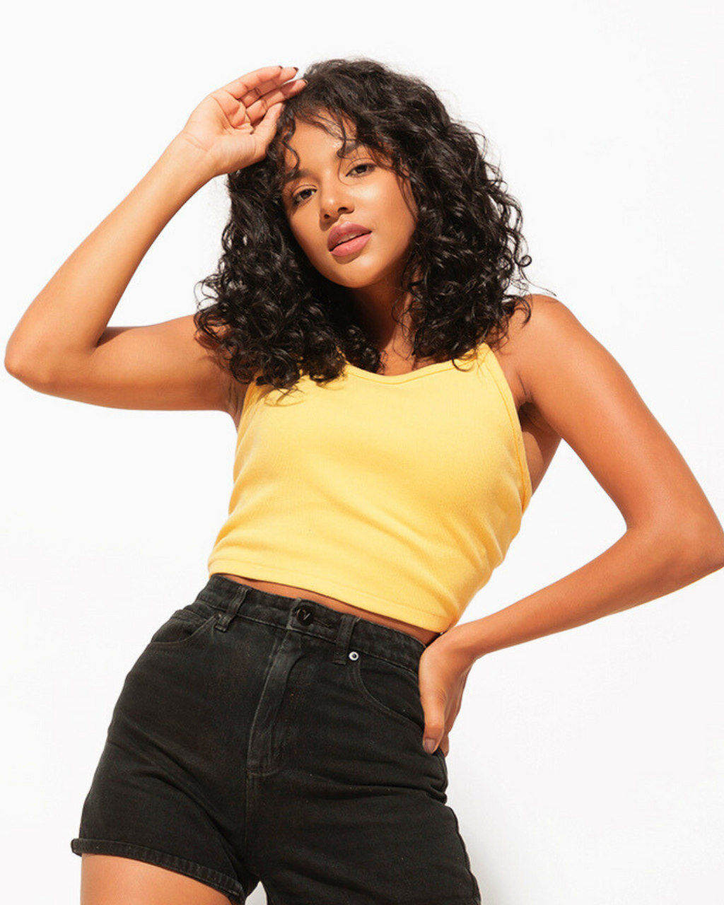 Backless Cotton Ribbed Top – Trendy and Breathable for Day or Night