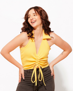 Chic Ribbed Halter Crop Top – Versatile Wardrobe Essential for Women