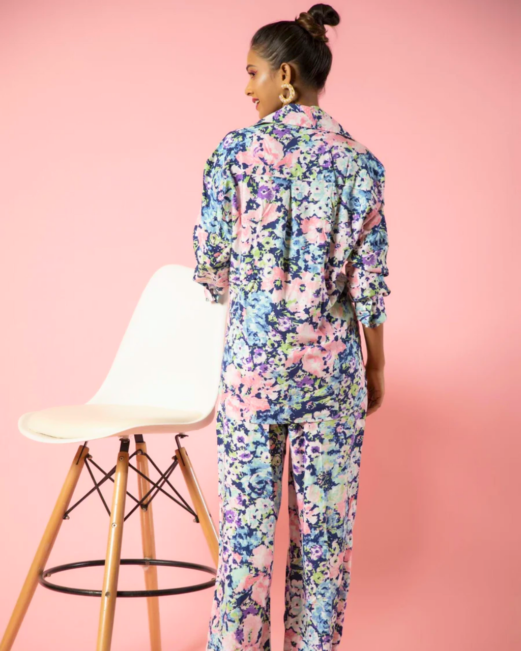 Floral Printed Matching Coord Set – 2 Piece Stylish Set for Casual and Party Wear