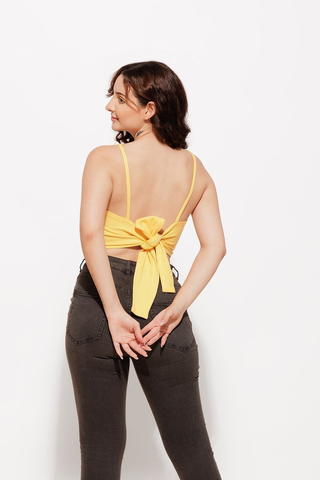 Cotton Ribbed Crop Top – Soft & Stylish Fit
