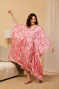 Women’s Purple Tie-Dye Kaftan – Colorful & Chic