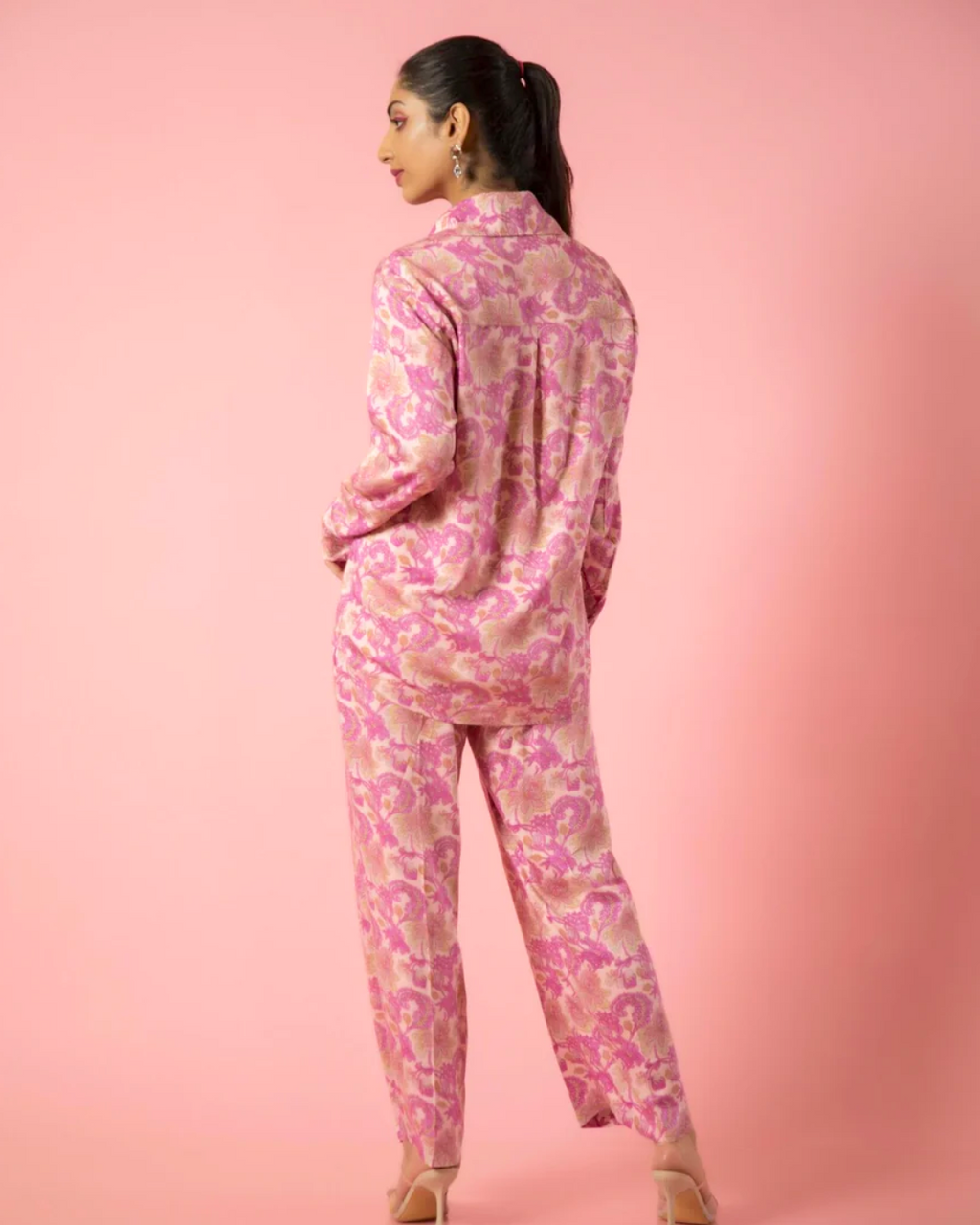 Floral Bliss 2-Piece Coord Set – Stylish & Comfy Printed Co-Ord for Women