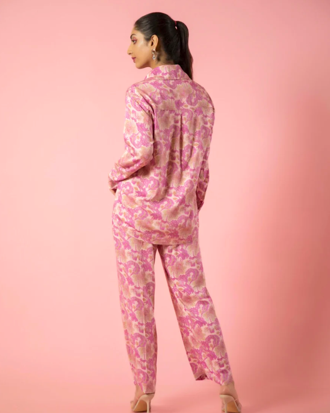 Floral Bliss 2-Piece Coord Set – Stylish & Comfy Printed Co-Ord for Women