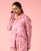 Floral Bliss 2-Piece Coord Set – Stylish & Comfy Printed Co-Ord for Women