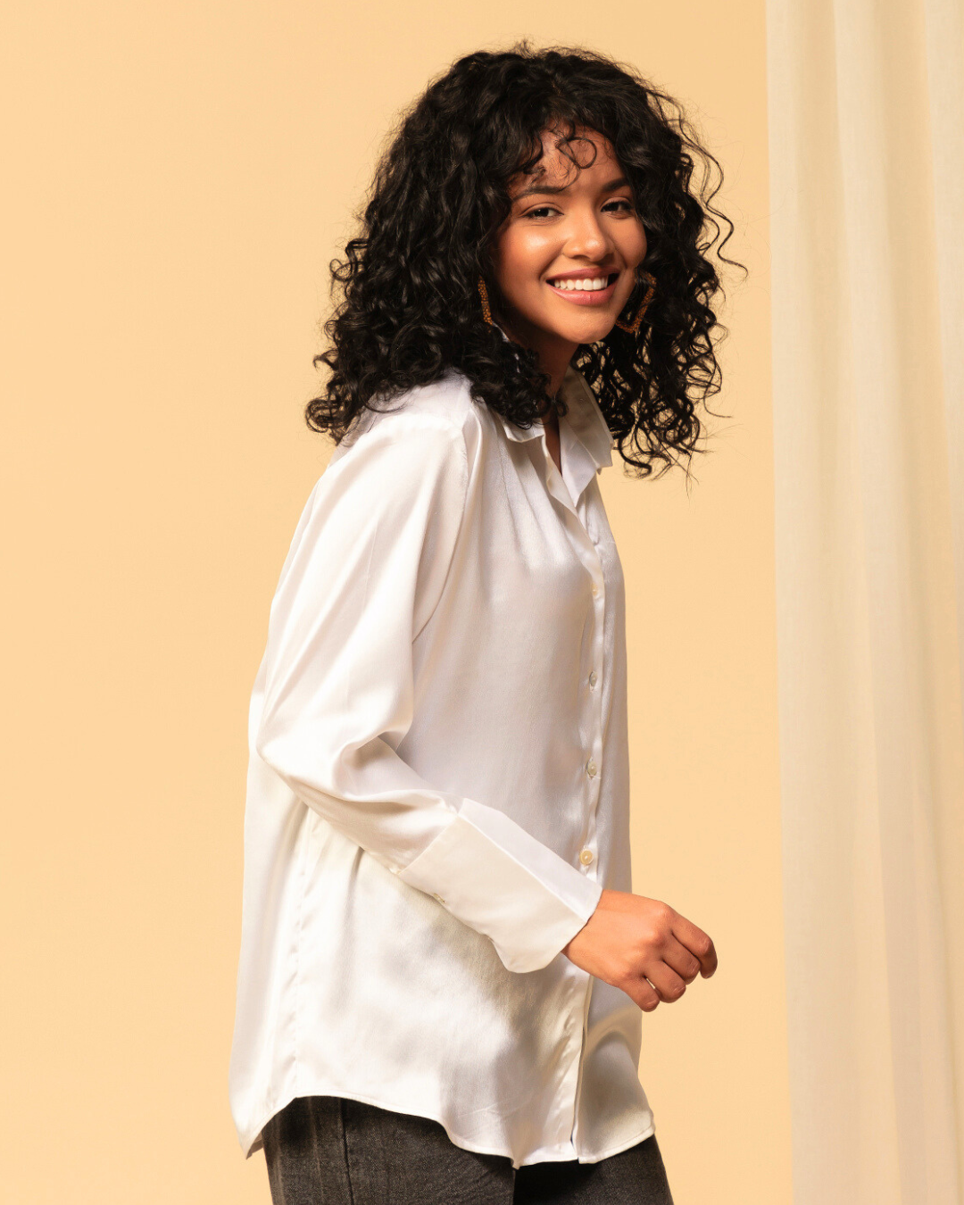 Classy Satin Shirt – Luxe & Polished Look