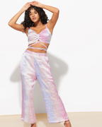 Printed Cami 2 Piece Coord set Top With High Waist Pants