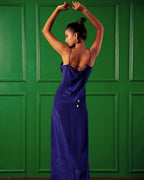 Cotton A-Line Maxi Dress – Tiered Design for a Flawless Look