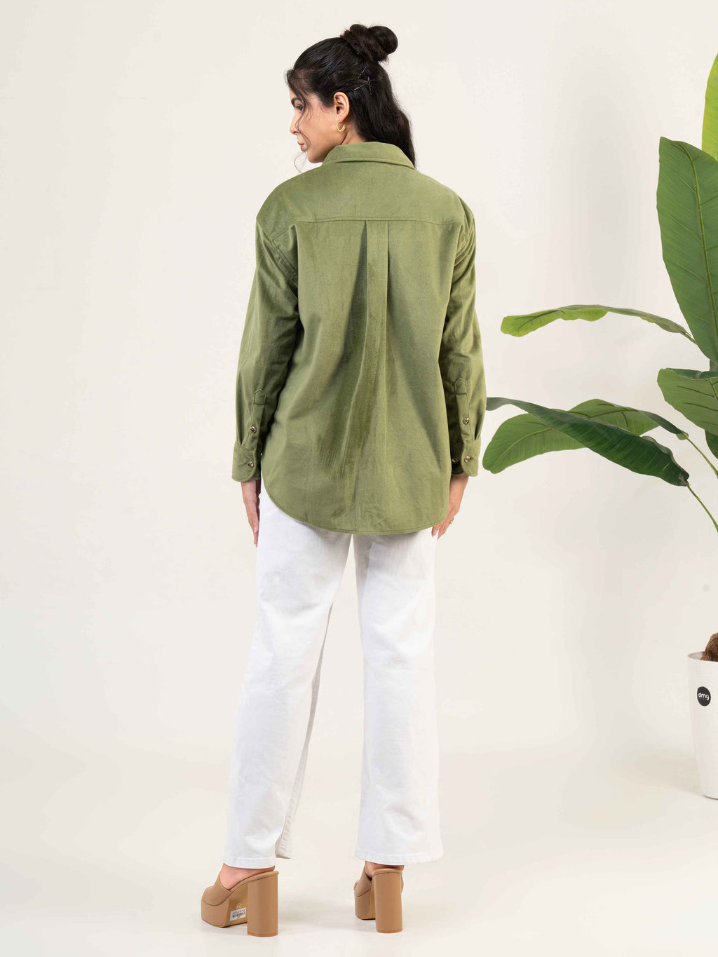 Women Casual Velevt Shirt