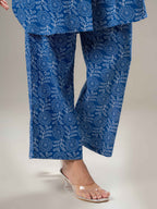 Printed Long Sleeves Pure Cotton Shirt With Trousers