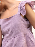 Women Cotton Bubble Peplum Top