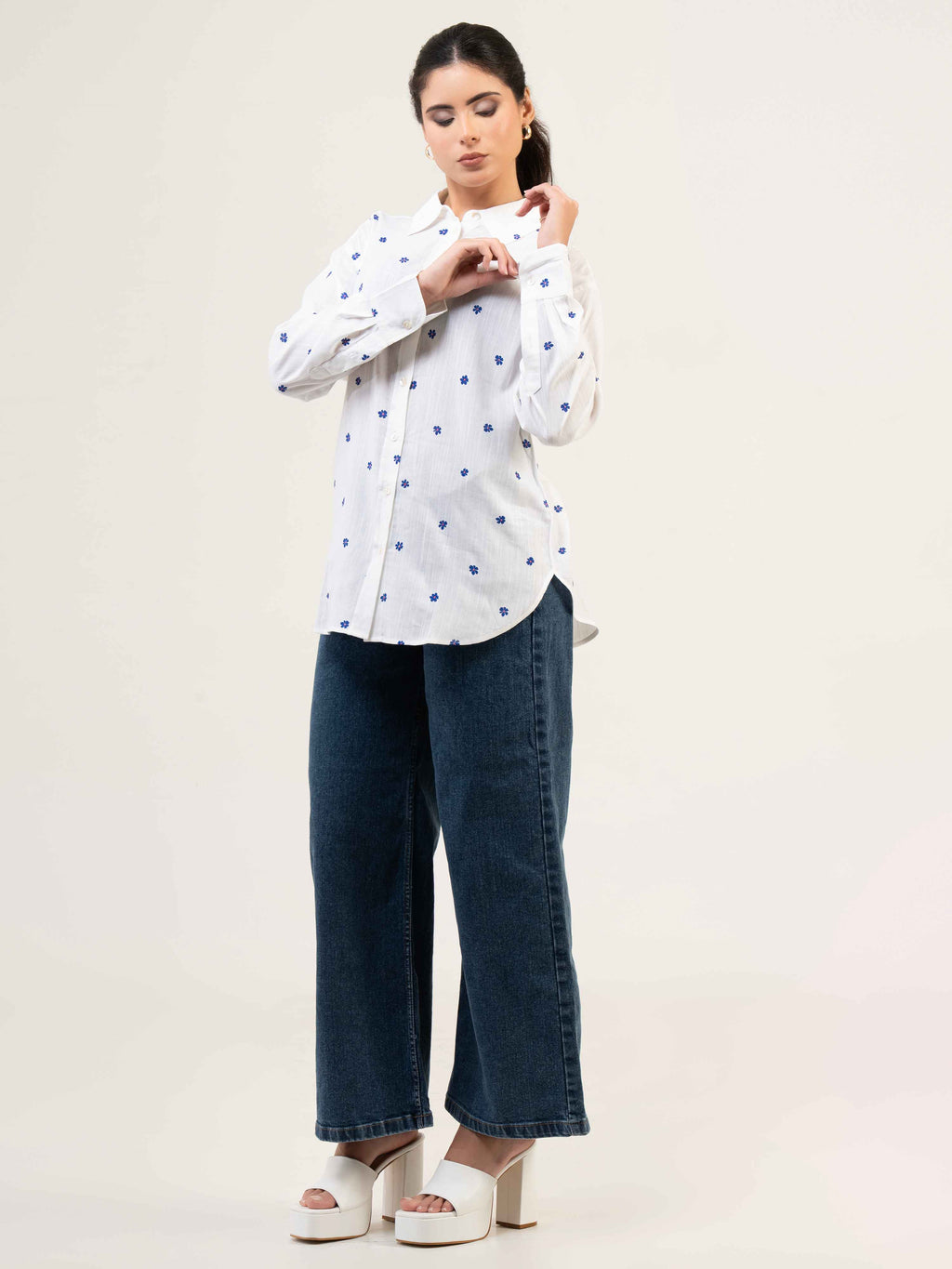 Printed Organic Cotton Full Sleeve Shirt