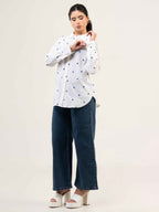 Printed Organic Cotton Full Sleeve Shirt