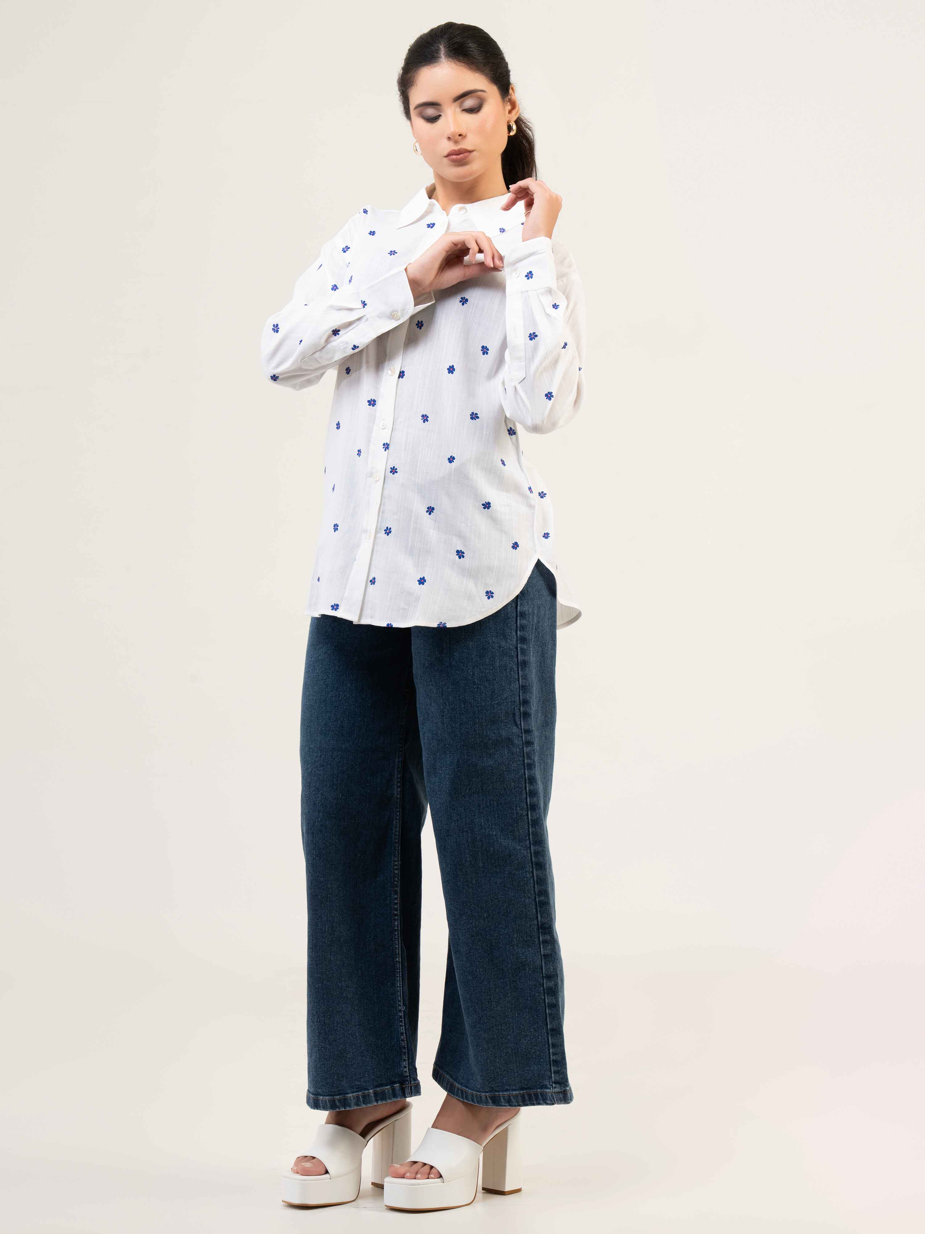 Printed Organic Cotton Full Sleeve Shirt