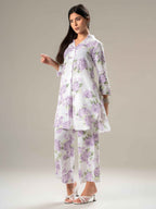 Printed Long Sleeves Pure Cotton Shirt With Trousers
