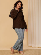 Stylish Shimmer Shirt for Women – Dazzling Glamwear for Evenings & Events